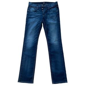 Hudson Byron 5pockets straight men jeans 30 blue button fly style cut 11756